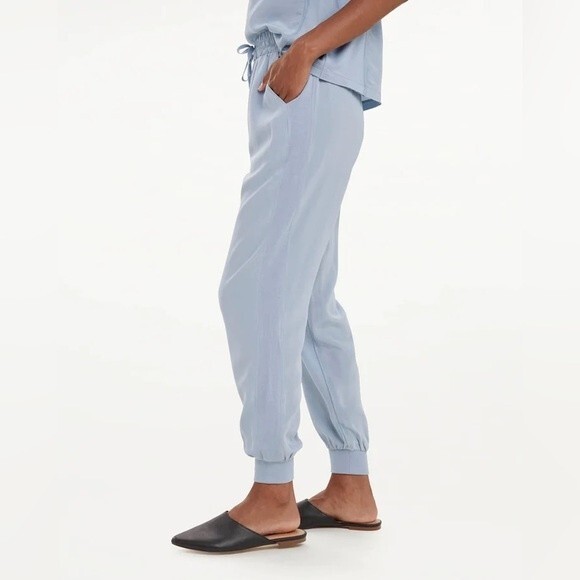 Splendid 100% Silk Naya Jogger Pants Size Small - Picture 4 of 14